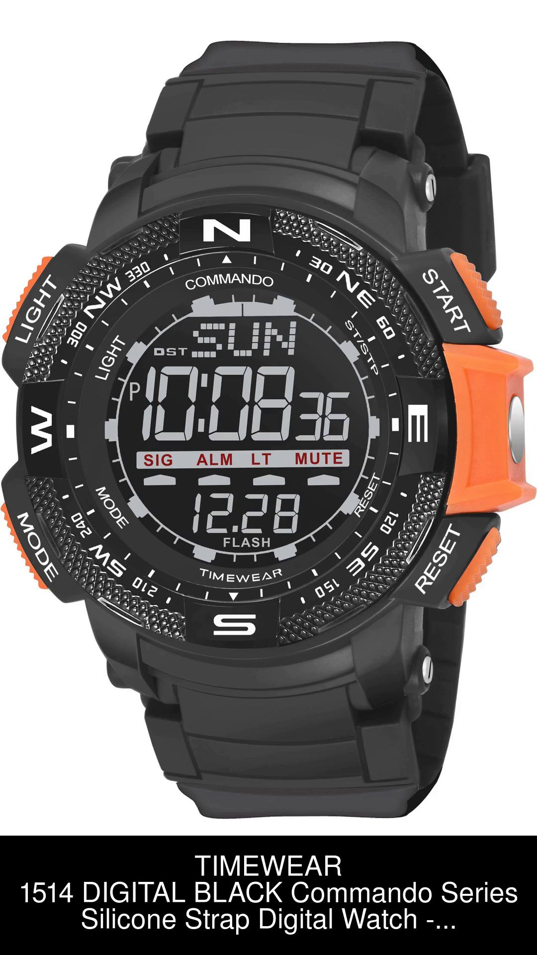 Timewear military series deals analogue digital black