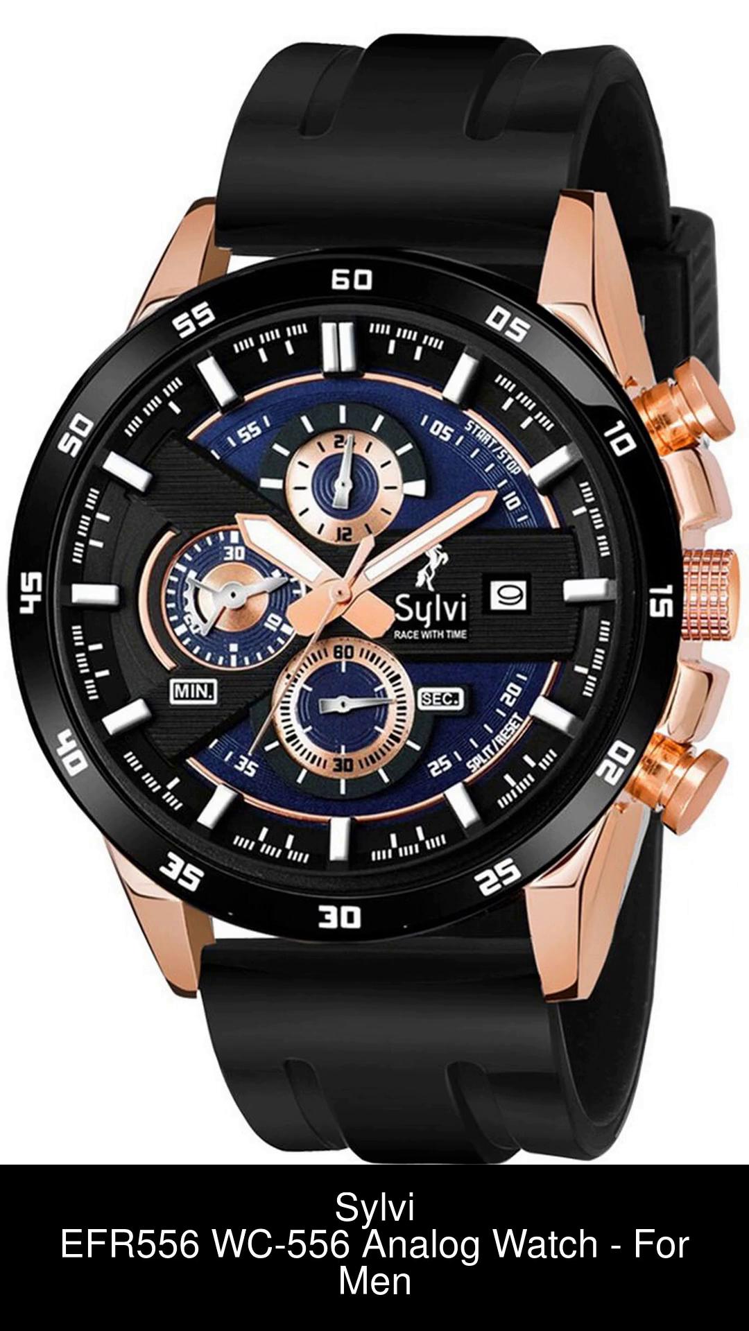 Sylvi Imperial Casual Fashion Premium Water-Resistant Watch for Men with  Date Display