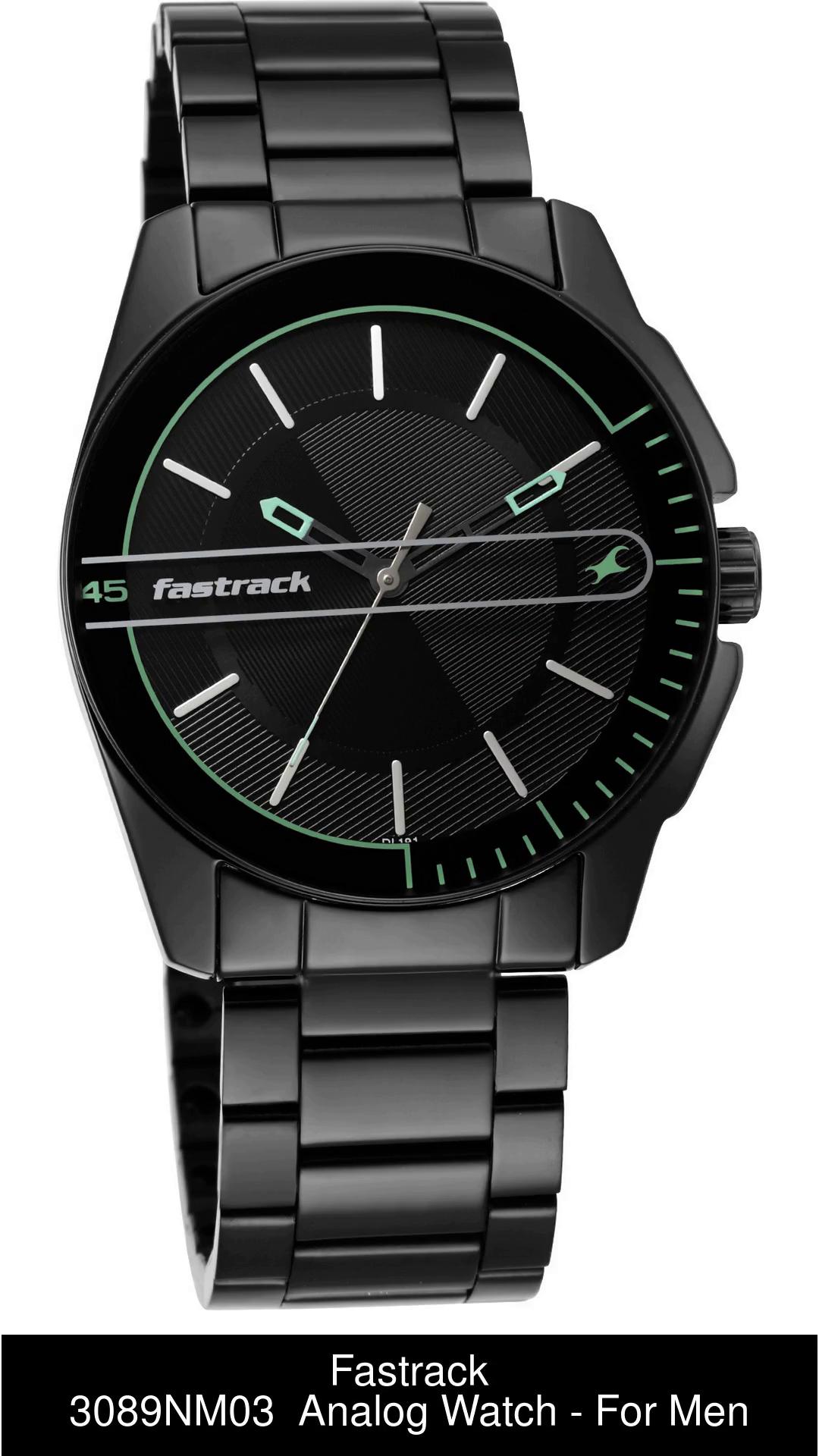 Fastrack watch black clearance color