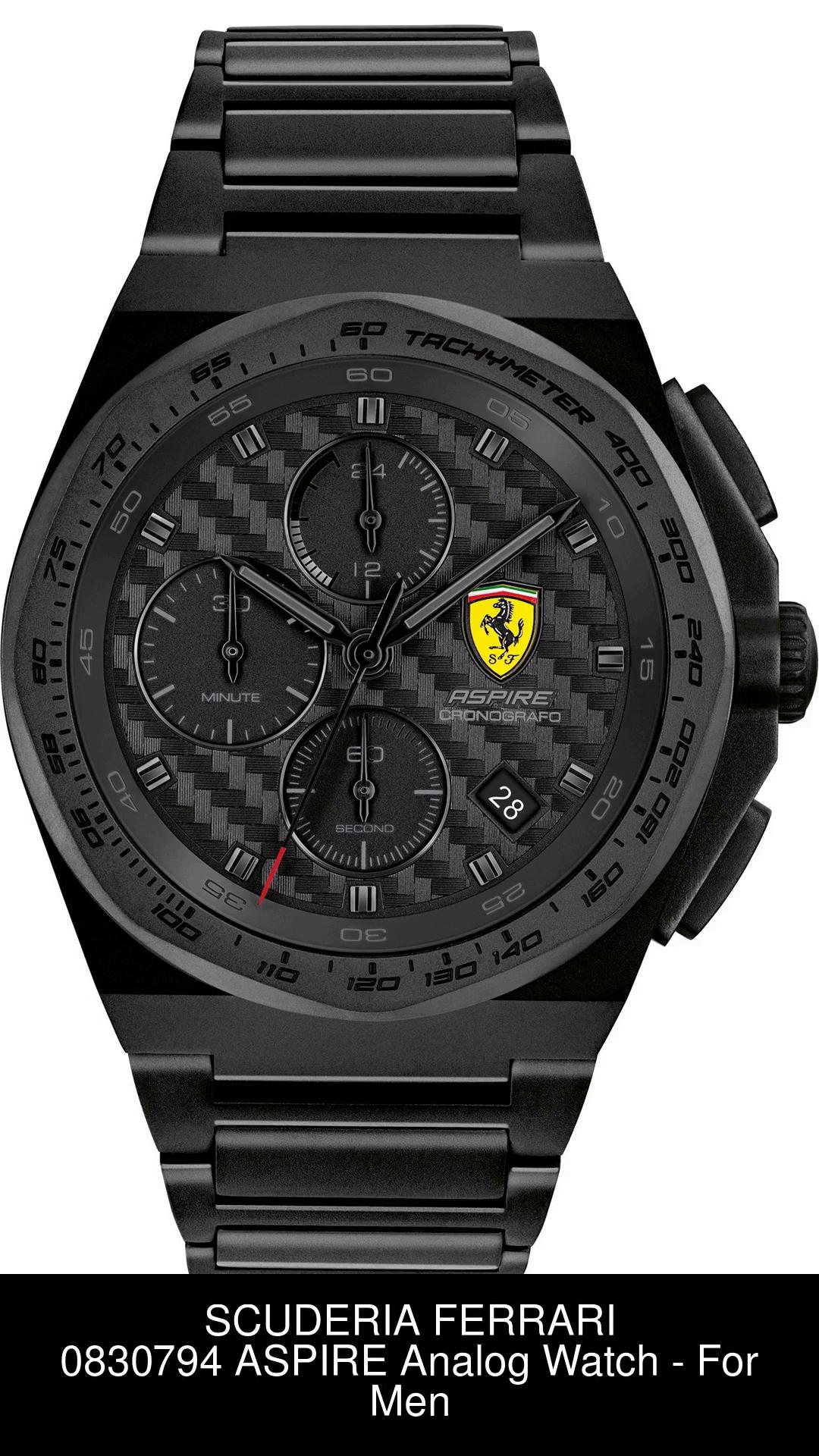 Ferrari discount tachymeter watch