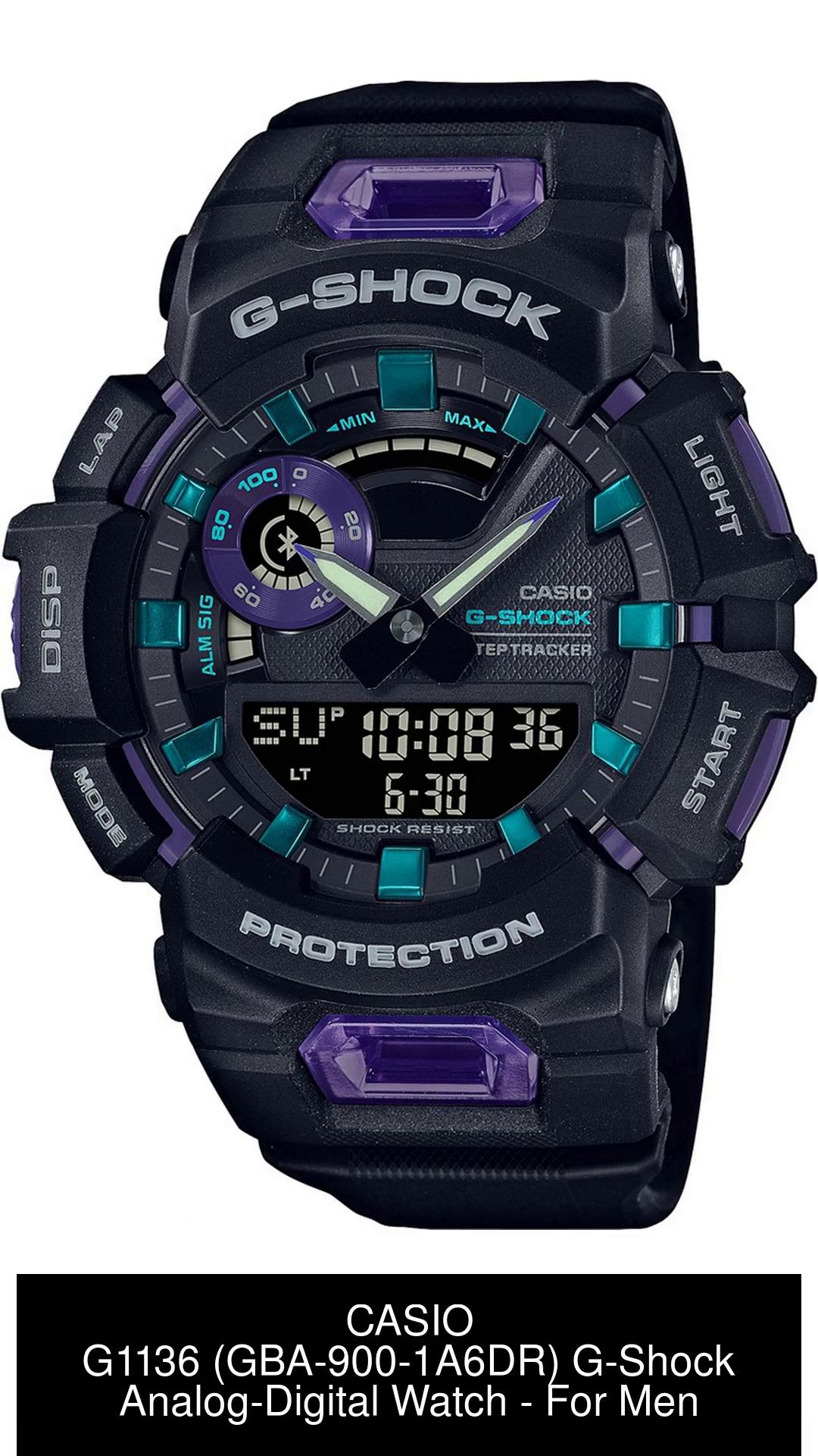 Purple g shock watch hot sale men's