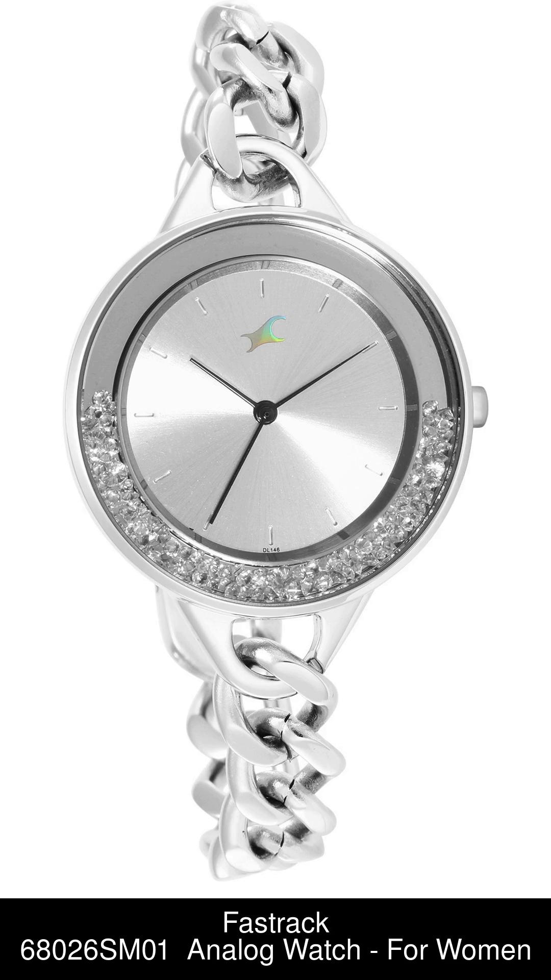 Buy Fastrack Free Size Silver Strap Analog Watch For Women  6217SM01  Online at Best Prices in India  JioMart