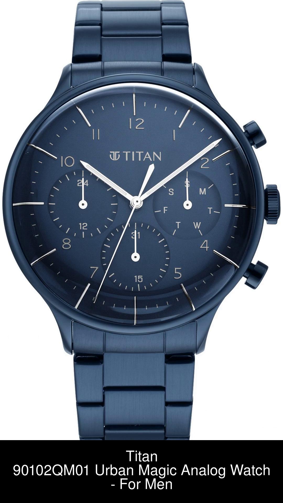 Titan hotsell 90102sm01 watch