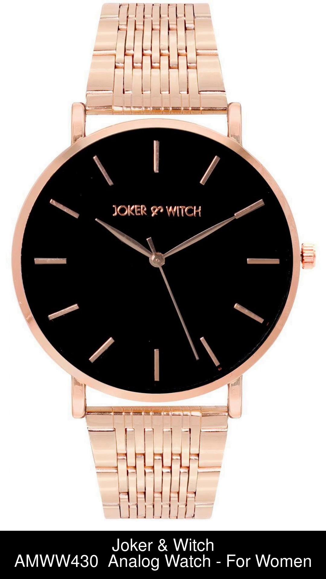 Black and rose shop gold watch womens