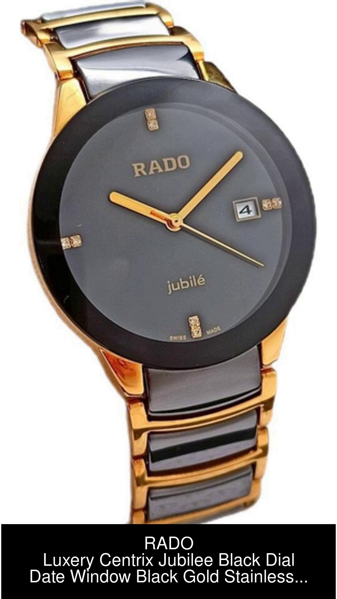 Rado hot sale black gold