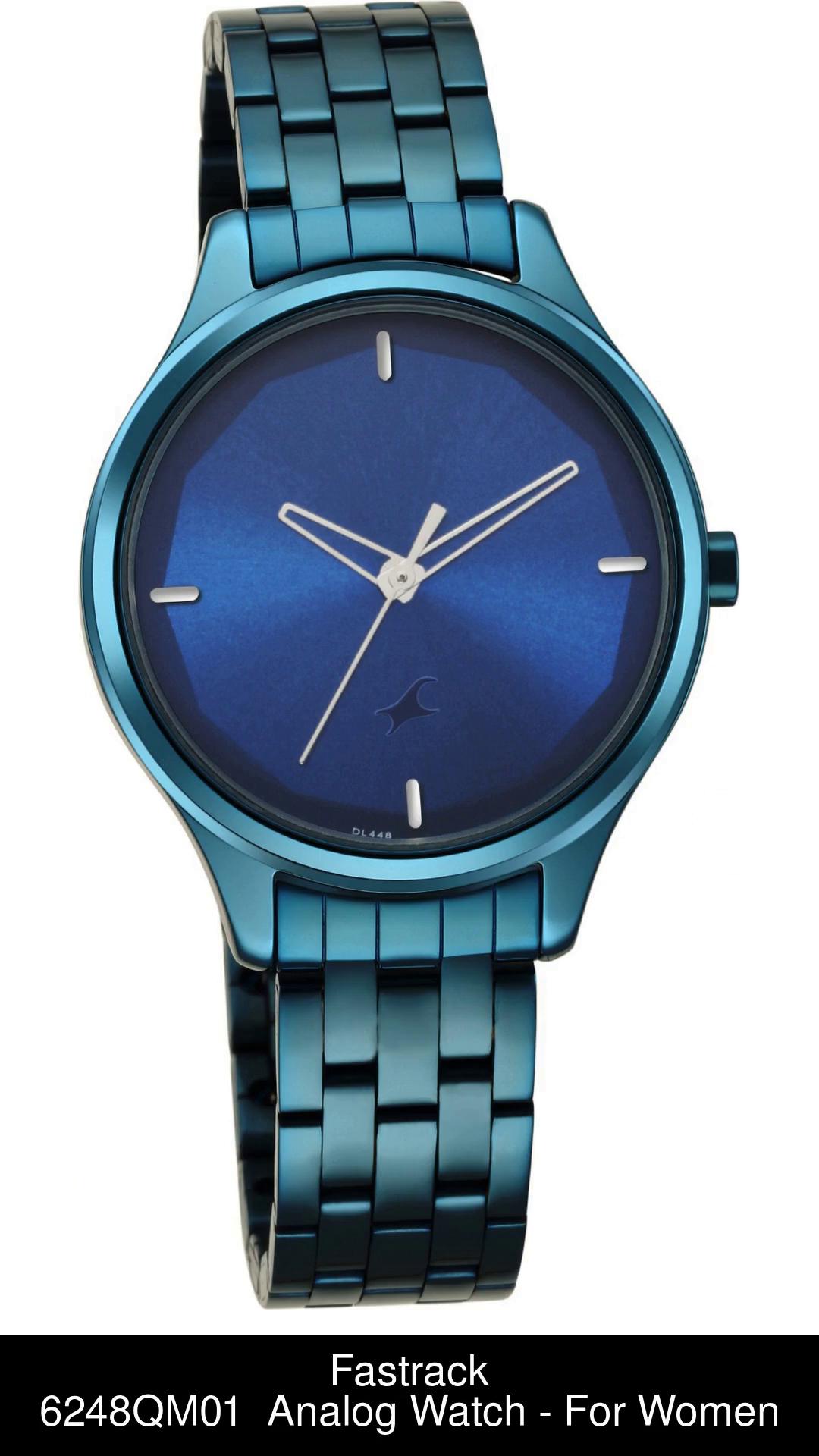 Fastrack blue dial ladies watch hot sale