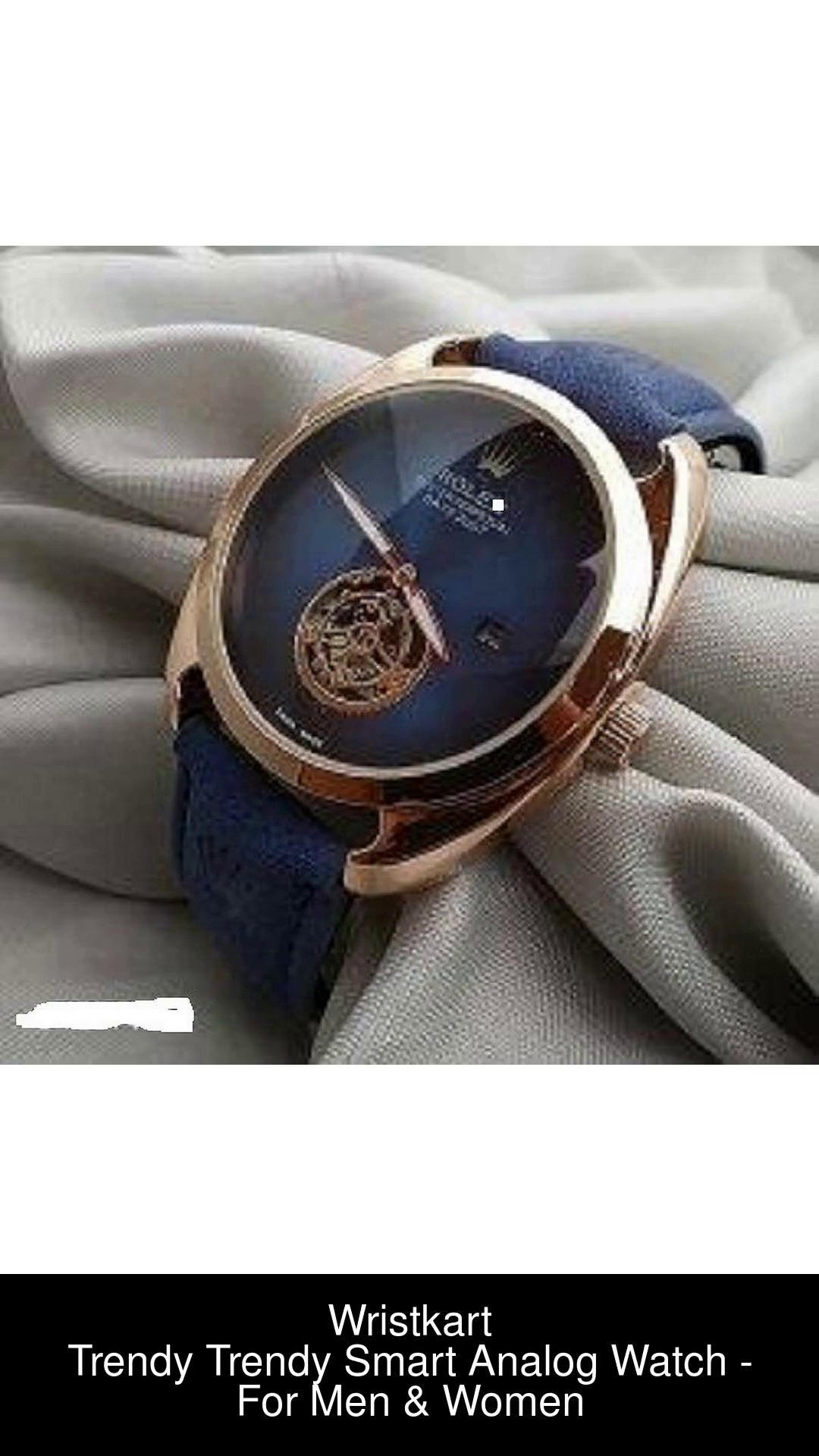 Wristkart RLX Date Blue Quartz Classy Trendy Smart Analog Watch