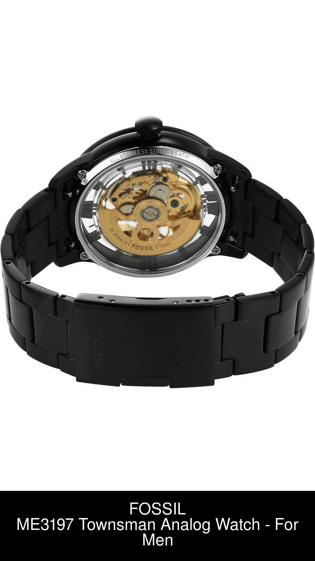 Fossil men's mechanical discount watch