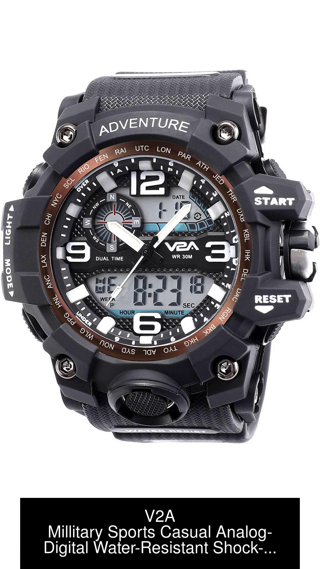 V2A Analog Digital Watch For Men Buy V2A Analog Digital Watch